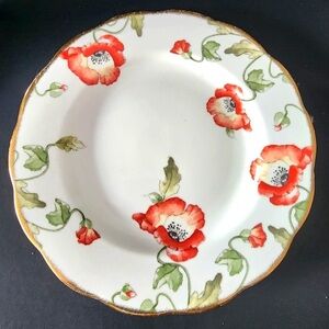 Royal Albert 100 Years Poppy Salad Plates 8inch Wide